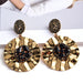 Wholesale Yellow Rhinestone Earrings JDC-ES-SK065 Earrings 深刻 Wholesale Jewelry JoyasDeChina Joyas De China