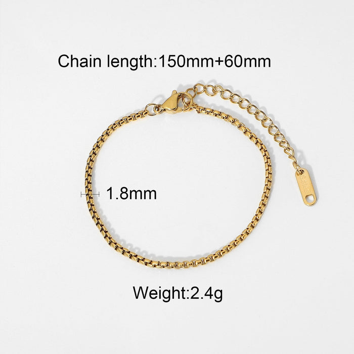 Wholesale yellow stainless steel bracelet set JDC-BT-JD100 Bracelet 杰鼎 JDB201034-2 Wholesale Jewelry JoyasDeChina Joyas De China