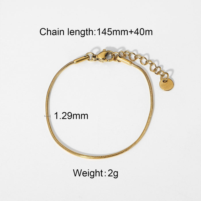 Wholesale yellow stainless steel bracelet set JDC-BT-JD100 Bracelet 杰鼎 JDB201034-3 Wholesale Jewelry JoyasDeChina Joyas De China