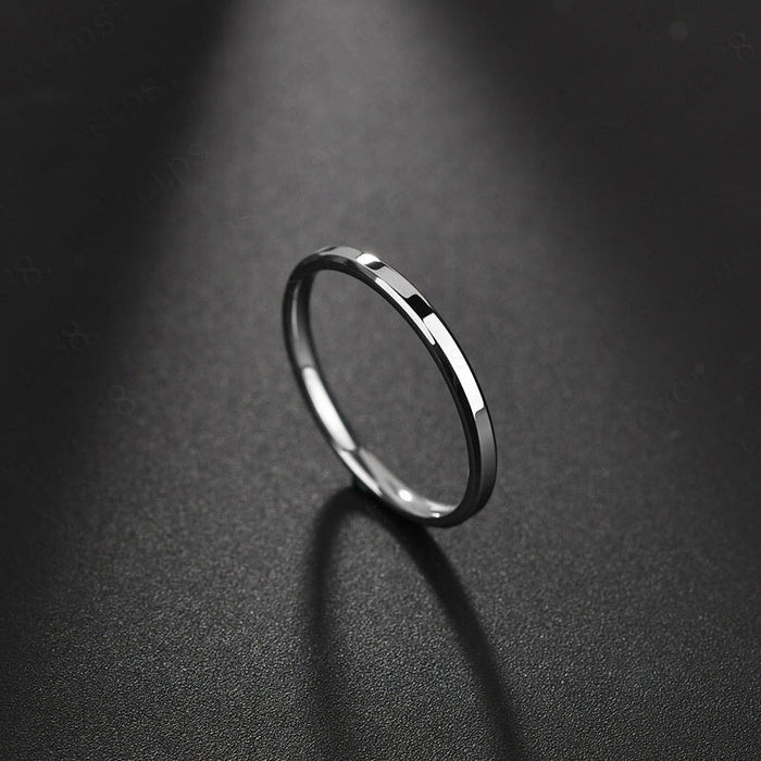 Wholesale yellow stainless steel ring JDC-RS-RXSFL007 Rings 尚芙乐 Steel color 7 Wholesale Jewelry JoyasDeChina Joyas De China