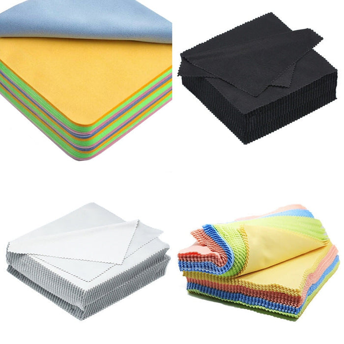 Wholesale yellow super fiber glasses cloth 100pcs JDC-SG-JinF025 Sunglasses 季丰 Wholesale Jewelry JoyasDeChina Joyas De China