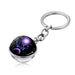 Wholesale Zinc Alloy Glass Zodiac Keychain JDC-KC-Hengx003 Keychains 横湘 PSXL00244-1-Libra Wholesale Jewelry JoyasDeChina Joyas De China