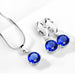 Wholesale Zircon Artificial Stone Necklace Earring Set MOQ≥2 JDC-NE-Kas005 Necklaces 卡诗 MOQ2 4 Wholesale Jewelry JoyasDeChina Joyas De China