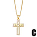 Wholesale zircon cross heart butterfly mother's day necklace JDC-NE-AOS015 Necklaces 翱昇 C Wholesale Jewelry JoyasDeChina Joyas De China