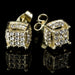 Wholesale zircon electroplated metal earrings JDC-ES-WN010 Earrings 薇妮 Wholesale Jewelry JoyasDeChina Joyas De China