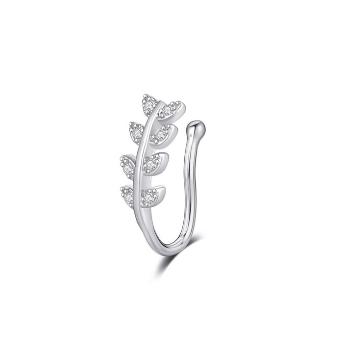 Wholesale zircon nose clip puncture JDC-NS-WH001 Piercings 威怀 2551 SILVER Wholesale Jewelry JoyasDeChina Joyas De China