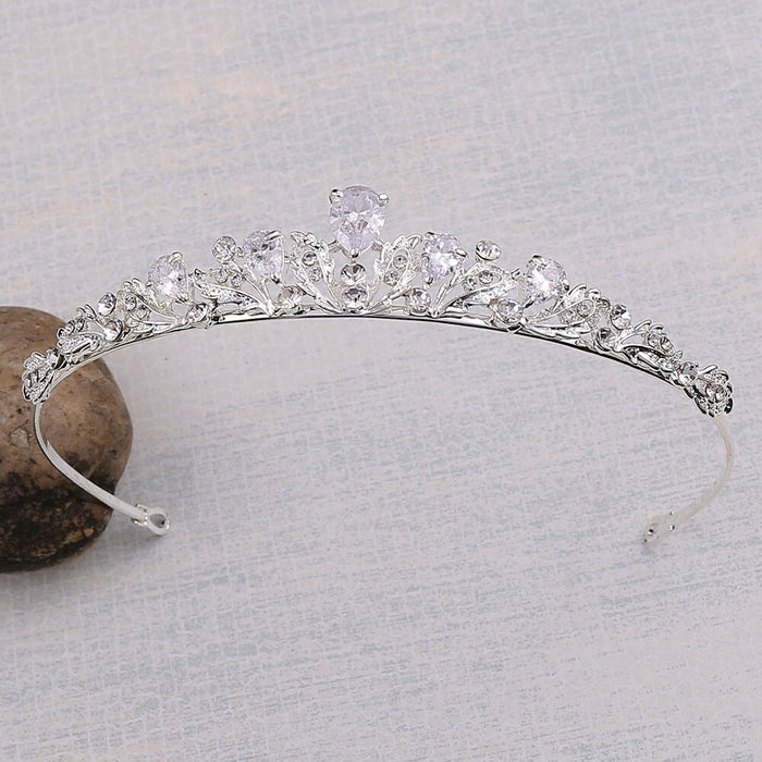 Wholesale zircon small crown hair band JDC-HD-ZuanG009 Headband 钻岗 Wholesale Jewelry JoyasDeChina Joyas De China