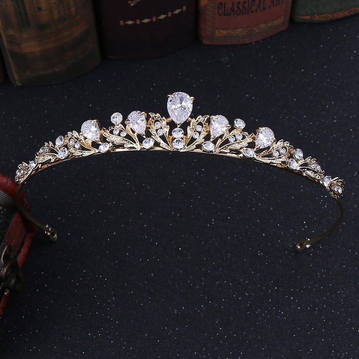 Wholesale zircon small crown hair band JDC-HD-ZuanG009 Headband 钻岗 2 Wholesale Jewelry JoyasDeChina Joyas De China