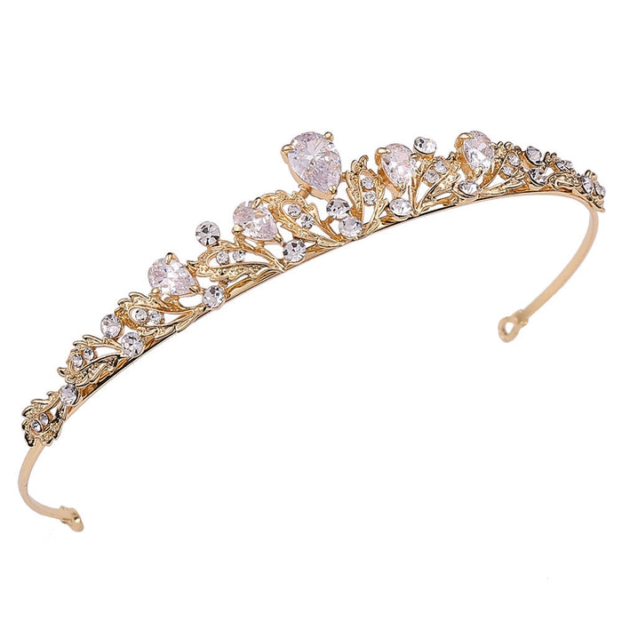 Wholesale zircon small crown hair band JDC-HD-ZuanG009 Headband 钻岗 Wholesale Jewelry JoyasDeChina Joyas De China