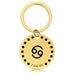 Wholesale Zodiac Sign Gold Stainless Steel Lettered Metal Keychain JDC-KC-GangGu021 Keychains 钢古 Wholesale Jewelry JoyasDeChina Joyas De China