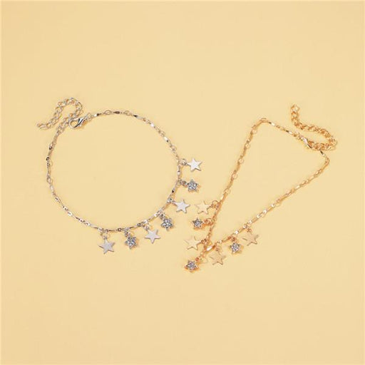 Bulk Jewelry Wild five-pointed star tassel anklet wholesaleJDC-AS-d009 Wholesale factory from China YIWU China