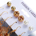 women's wholesale pearl earrings set JDC-ES-F010 Earrings 韩之尚 A02-01-13 Wholesale Jewelry JoyasDeChina Joyas De China